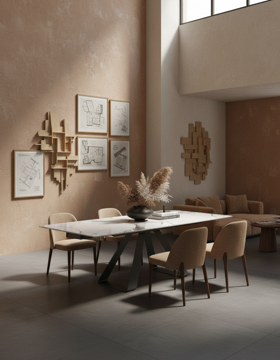 
Ausziehbarer Designer Esstisch „Ascension“ aus Keramik, in verschiedenen Grössen - Fiorentino glänzend / 150-230 x 100 cm