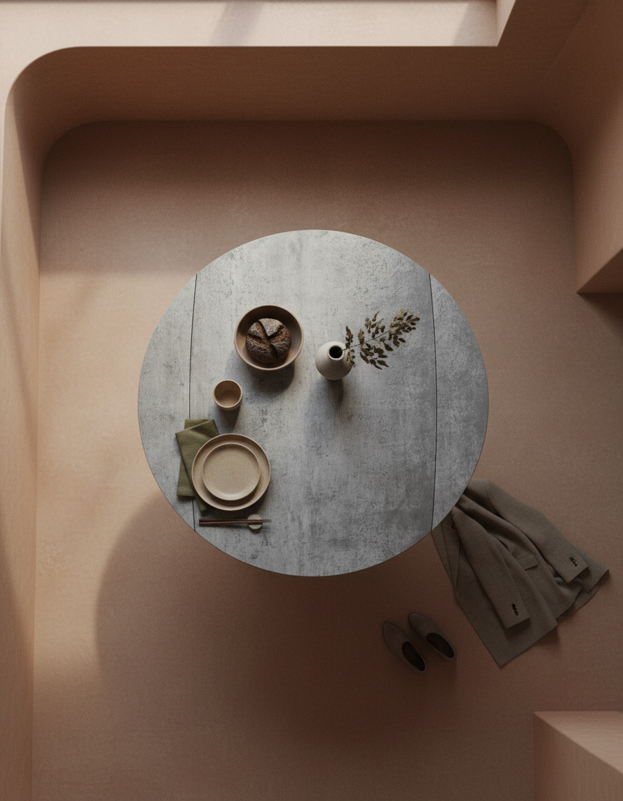 
Tavolo da pranzo allungabile di design «New Icone», in diverse dimensioni - Argento / 95-135 x 135 cm
