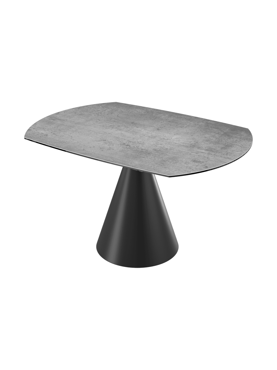 
Tavolo da pranzo allungabile di design «New Icone», in diverse dimensioni - Argento / 95-135 x 135 cm