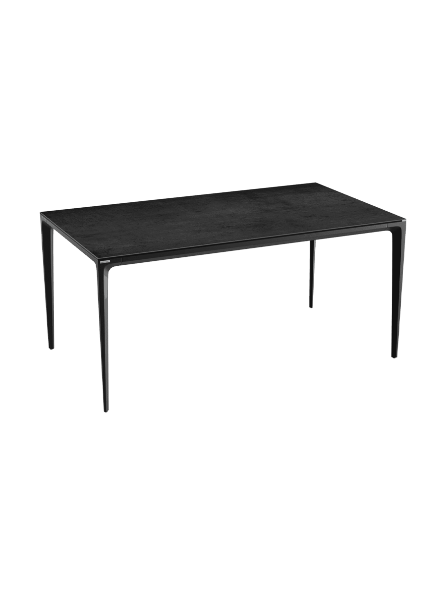 
Designer Esstisch „Valencia“ aus Keramik, verschiedene Grössen - Marmoroptik Weiss matt / 160 x 90 cm