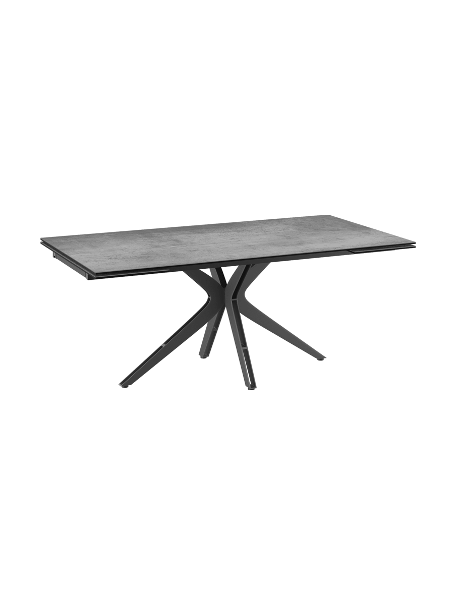 
Ausziehbarer Designer Esstisch „Influence“ aus Keramik, in verschiedenen Grössen - Silver / 190-270 x 100 cm