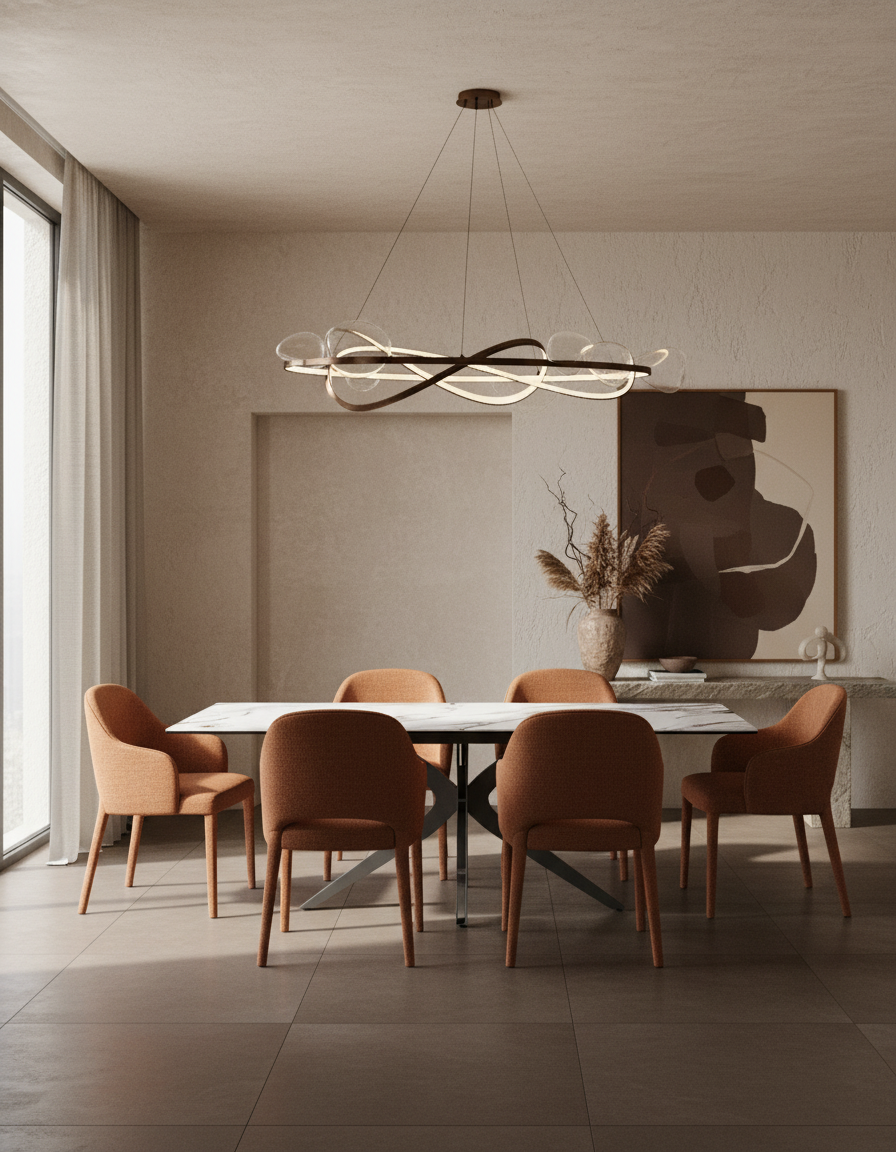 
Table à manger design extensible « Influence » en céramique, en plusieurs tailles - Fiorentino brillant / 150-230 x 100 cm
