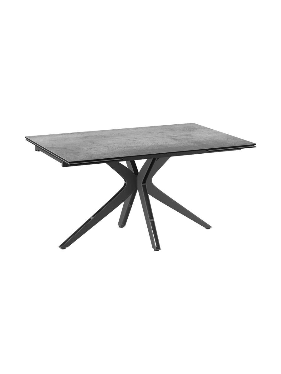 
Ausziehbarer Designer Esstisch „Influence“ aus Keramik, in verschiedenen Grössen - Silver / 150-230 x 100 cm