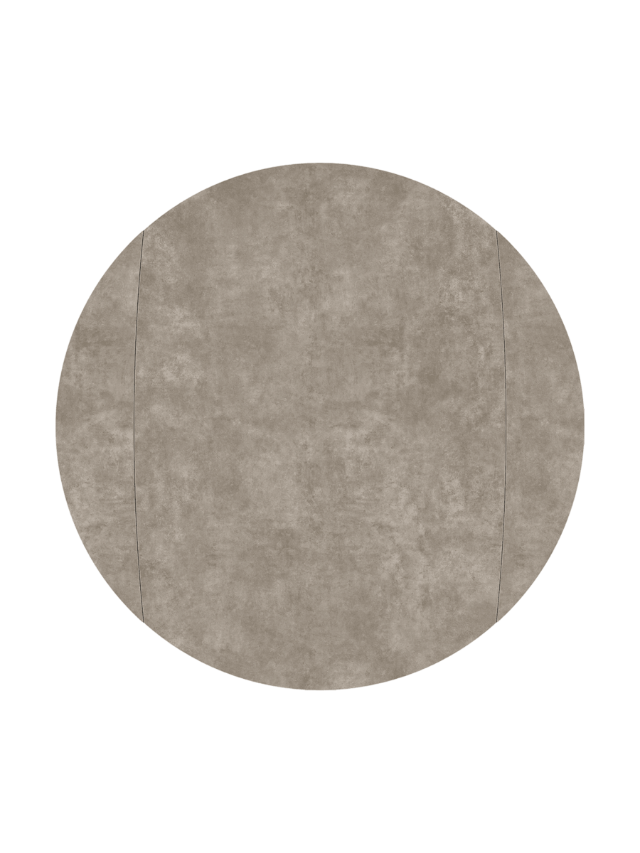 
Tavolo da pranzo allungabile di design «New Icone», in diverse dimensioni - Grigio cemento / 95-135 x 135 cm