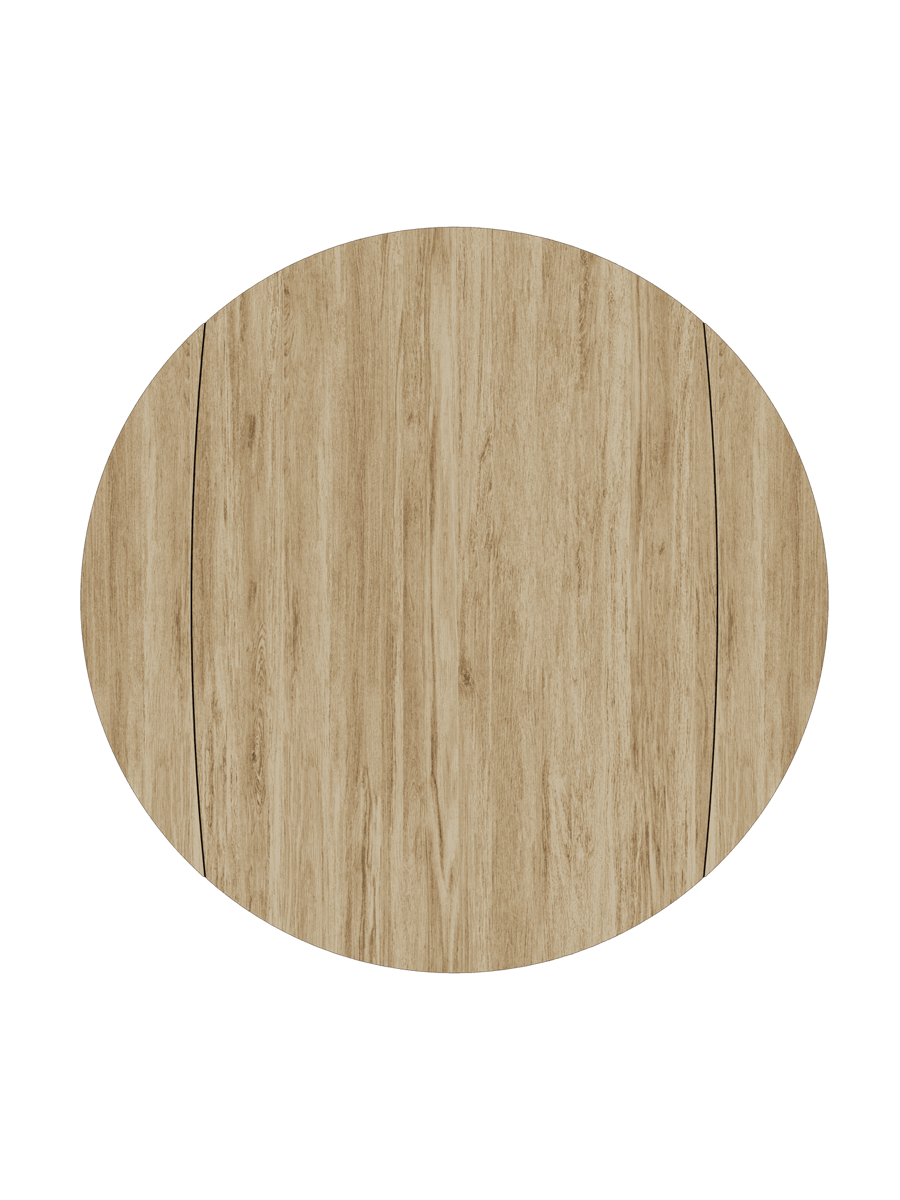 
Tavolo da pranzo allungabile di design «New Icone», in diverse dimensioni - Rovere chiaro / 95-135 x 135 cm