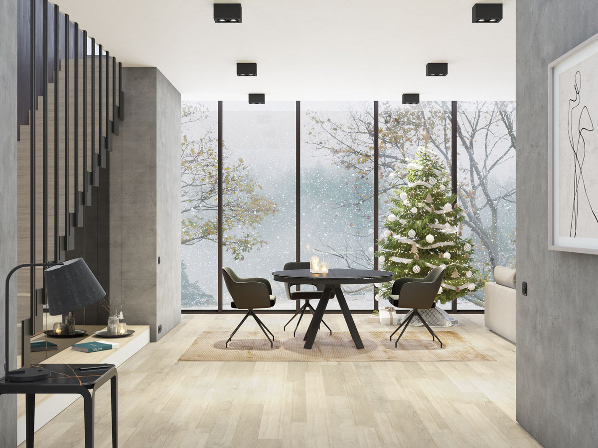 
Tavolo da pranzo allungabile di design «Chanterelle» 130-180 x 130 cm - Titano