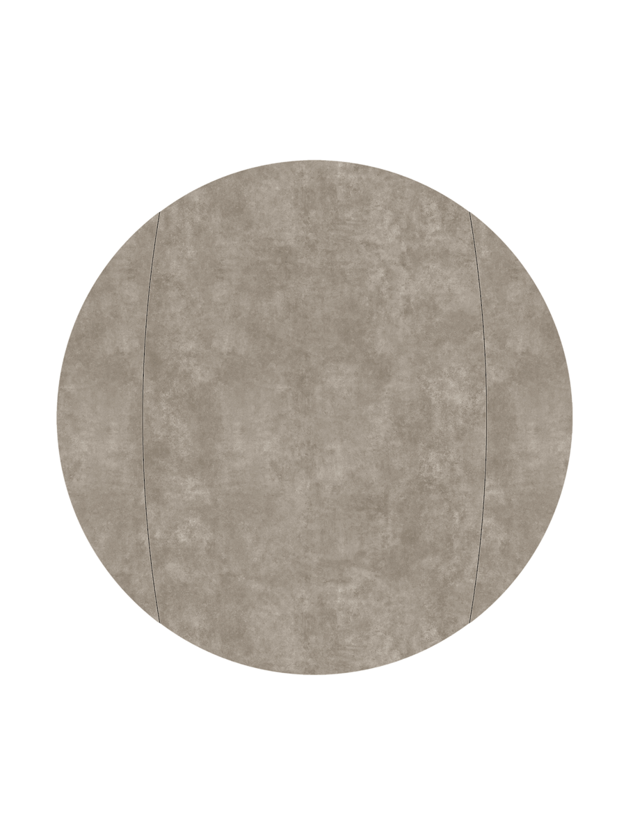 
Tavolo da pranzo allungabile di design «New Icone», in diverse dimensioni - Grigio cemento / 100-150 x 150 cm