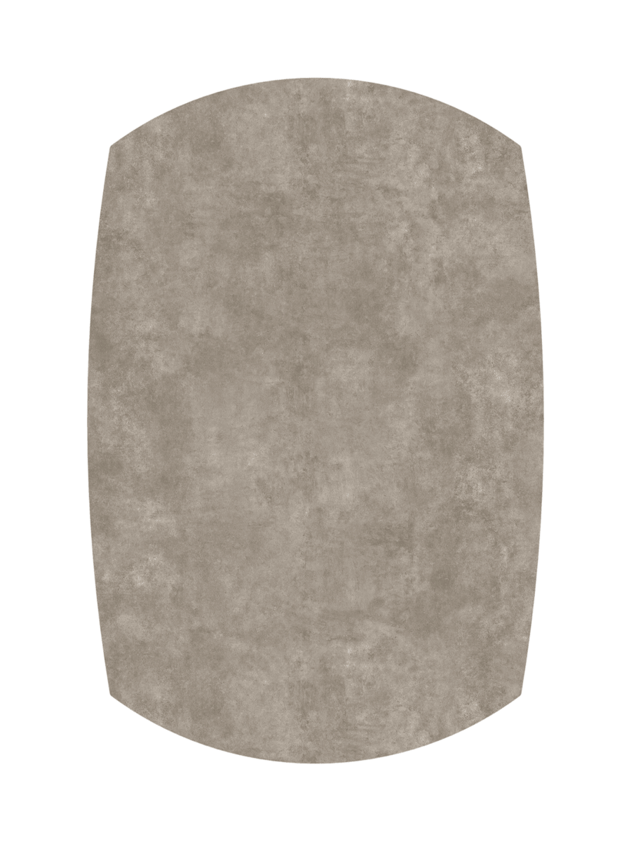 
Tavolo da pranzo allungabile di design «New Icone», in diverse dimensioni - Grigio cemento / 100-150 x 150 cm