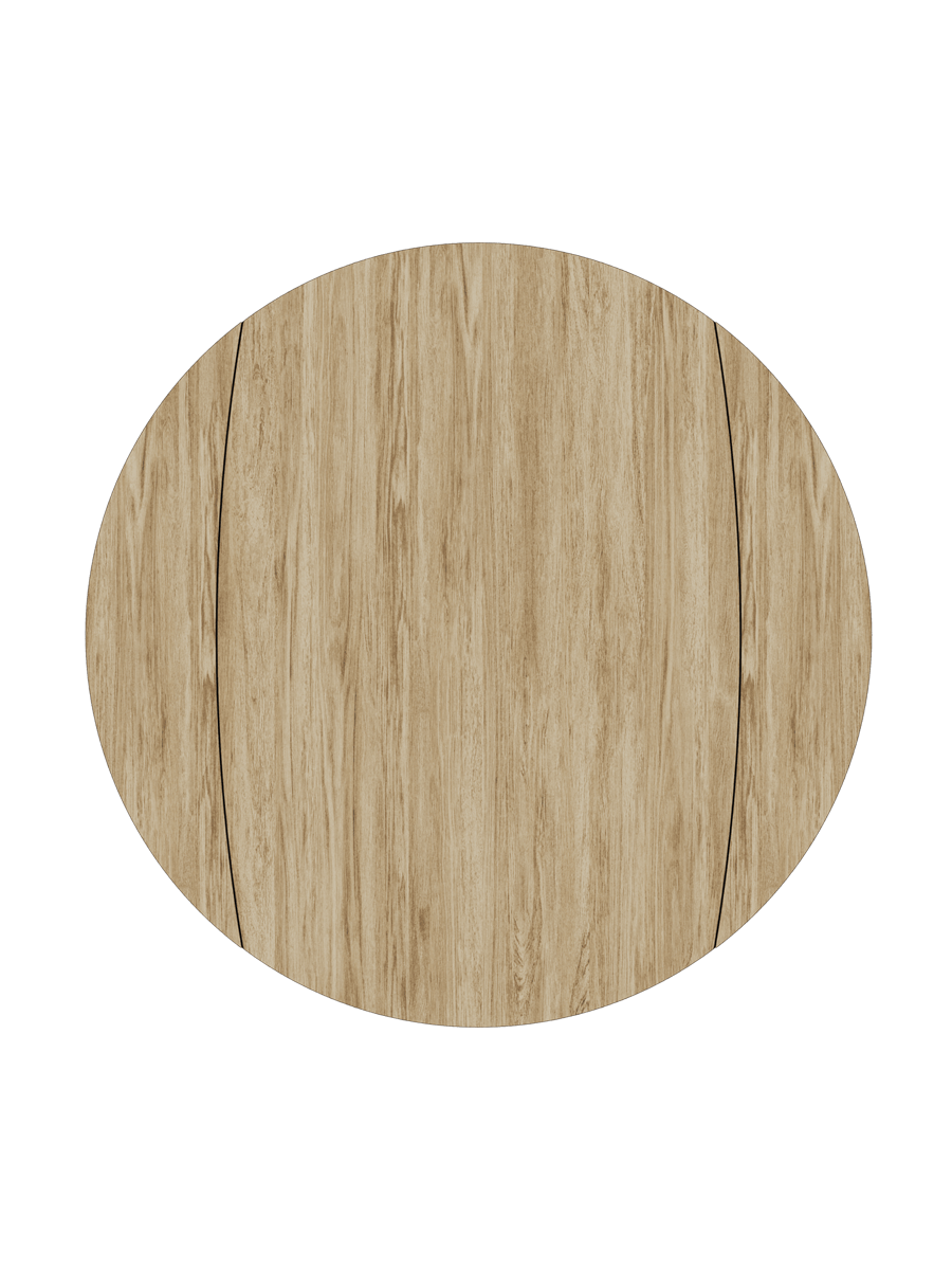 
Tavolo da pranzo allungabile di design «New Icone», in diverse dimensioni - Rovere chiaro / 100-150 x 150 cm