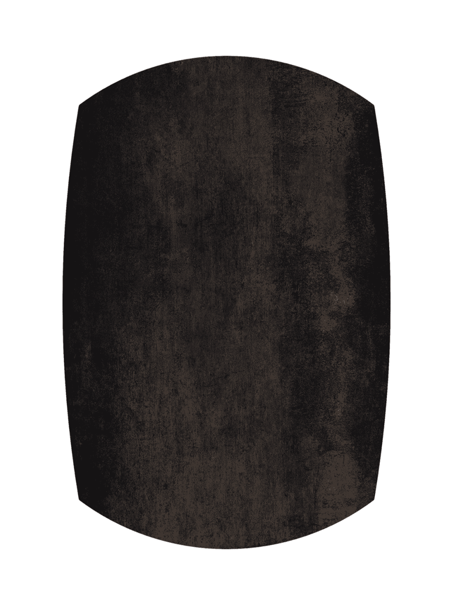 
Tavolo da pranzo allungabile di design «New Icone», in diverse dimensioni - aspetto ruggine scura / 100-150 x 150 cm