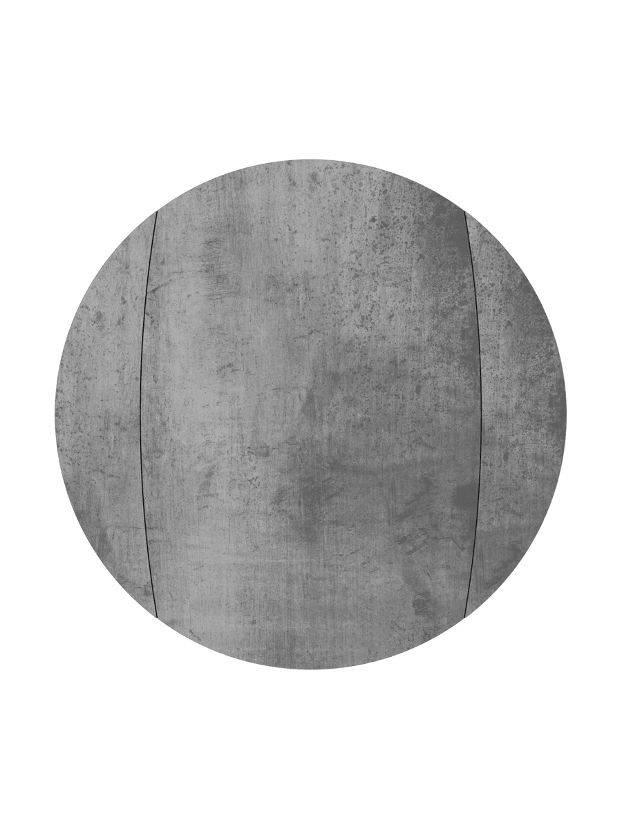 
Tavolo da pranzo allungabile di design «New Icone», in diverse dimensioni - Argento / 100-150 x 150 cm