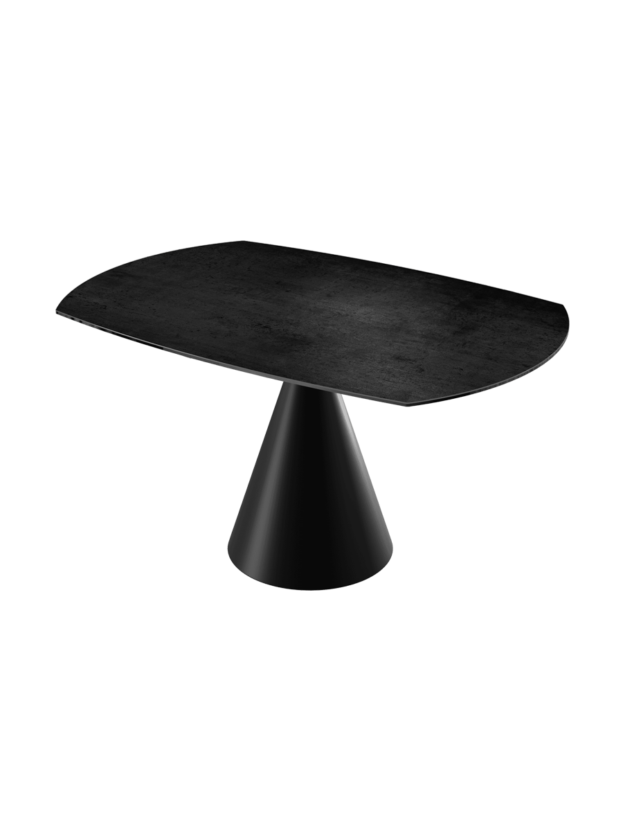 
Tavolo da pranzo allungabile di design «New Icone», in diverse dimensioni - Titano / 100-150 x 150 cm