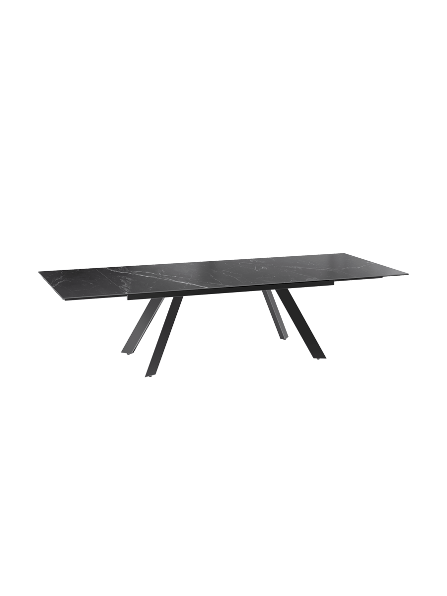
Ausziehbarer Designer Esstisch „Grande Ontario“ 200-300 x 120 cm - Marmoroptik Doro