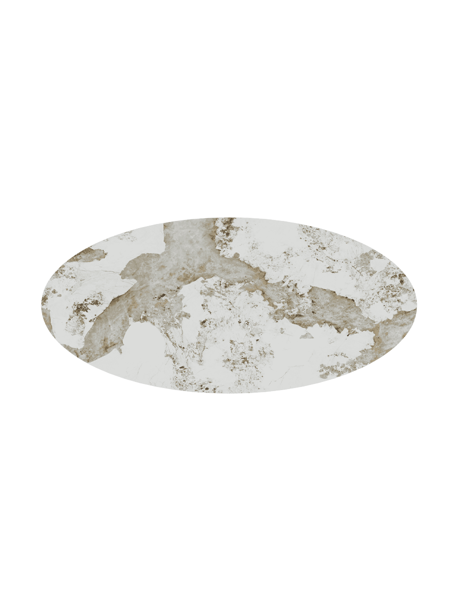 
Designer Dining Table "Goliath" in Ceramic, Various Sizes - Legs: Bronze, Tabletop: Marquina matte / 320 x 150 cm