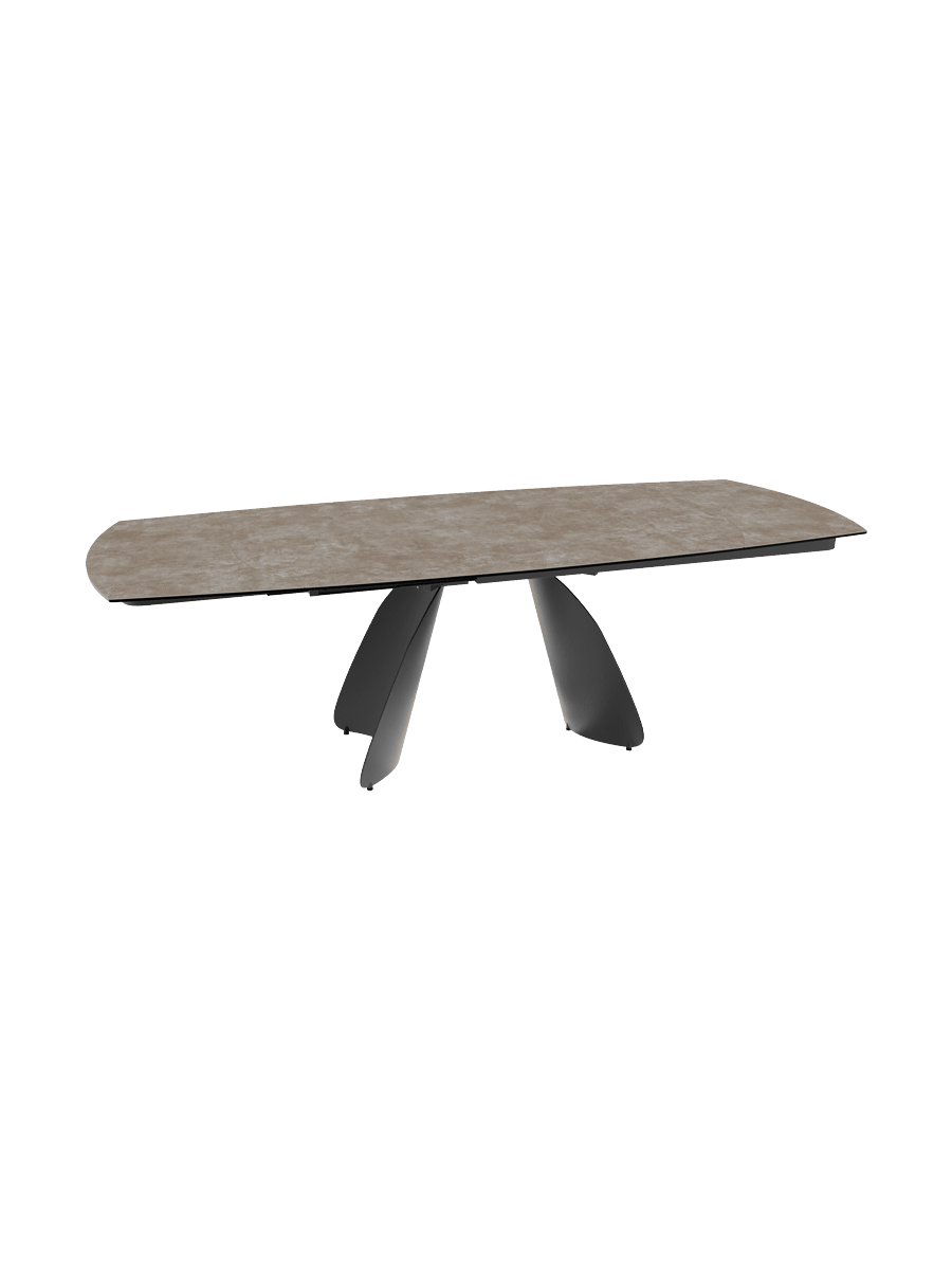 
Table à manger design extensible « Grande Modena » en céramique, 160-240 x 100 cm - Calacatta brillant