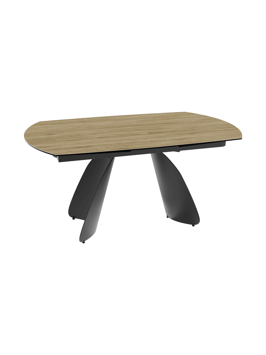 
Ausziehbarer Designer Esstisch „Grande Modena“ aus Keramik, 160-240 x 100 cm - Eiche hell