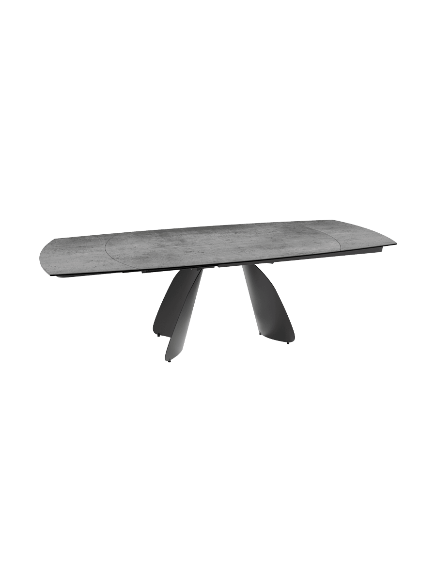 
Table à manger design extensible « Grande Modena » en céramique, 160-240 x 100 cm - Calacatta brillant
