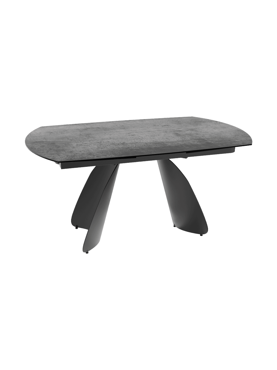 
Ausziehbarer Designer Esstisch „Grande Modena“ aus Keramik, 160-240 x 100 cm - Silver