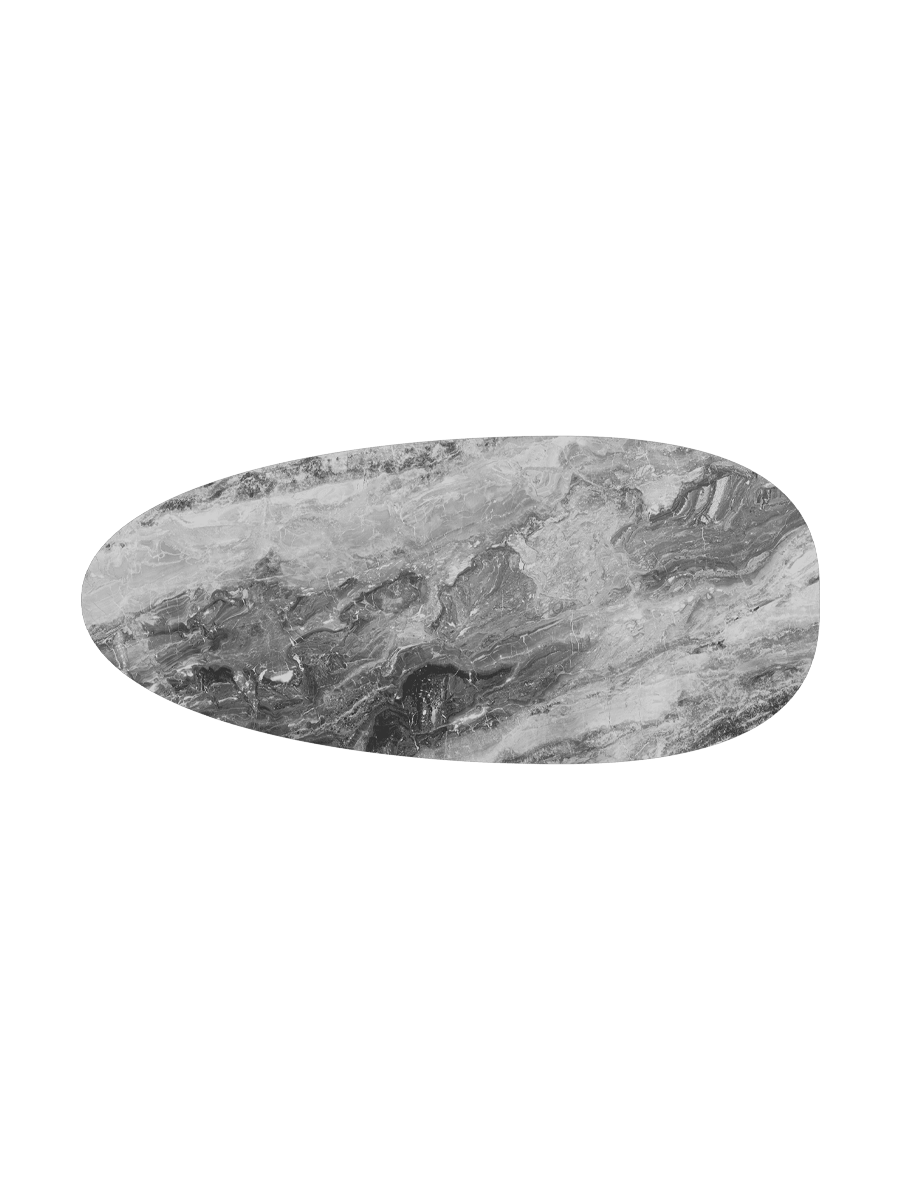 
Ausziehbarer Designer Esstisch „Menhir“ aus Keramik, 270 x 120 cm - Eramosa glänzend