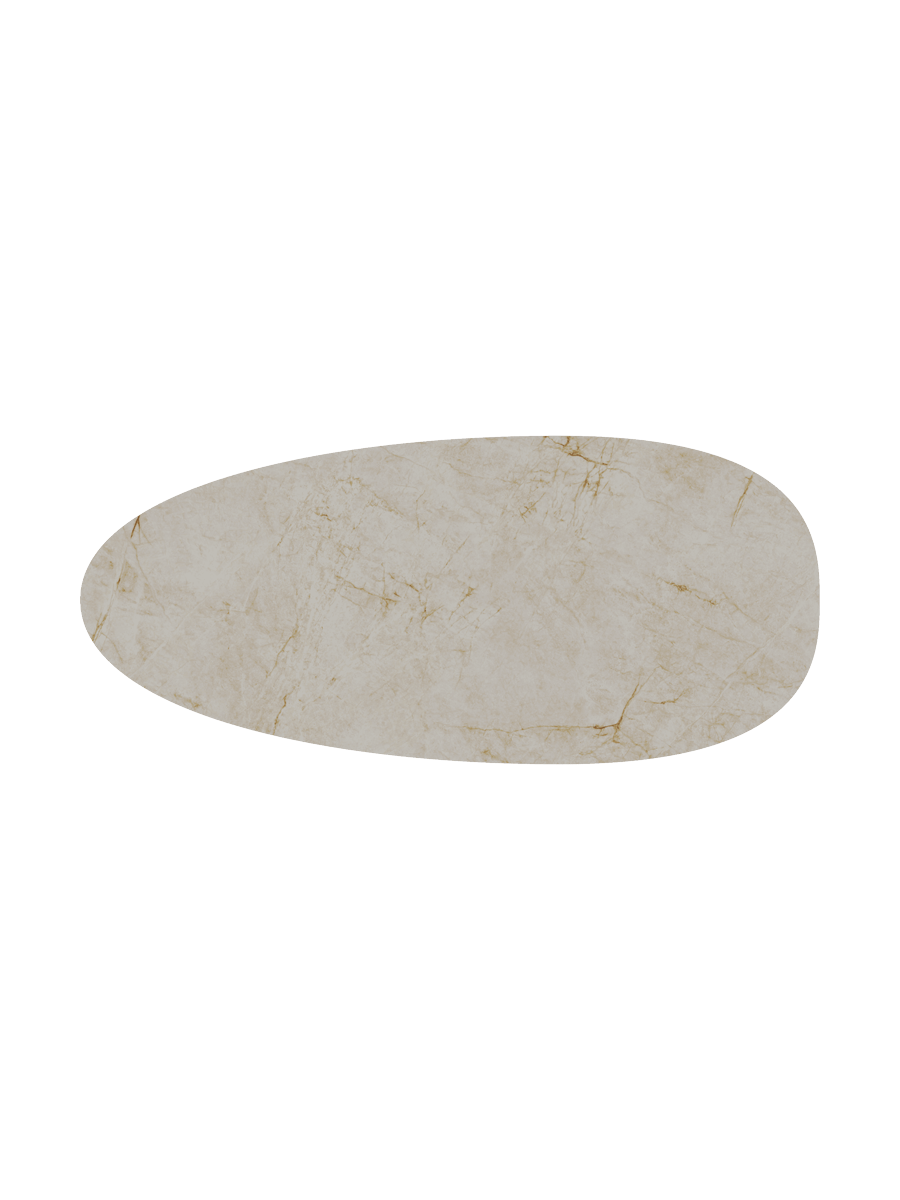 
Ausziehbarer Designer Esstisch „Proxima“ aus Keramik, 270 x 120 cm - Cremona glänzend