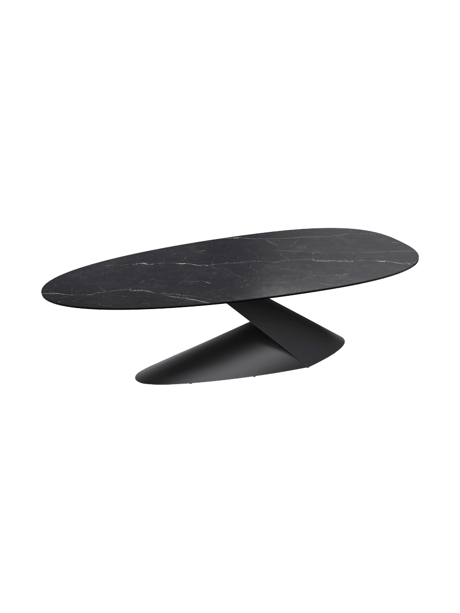 
Ausziehbarer Designer Esstisch „Proxima“ aus Keramik, 270 x 120 cm - Cremona glänzend