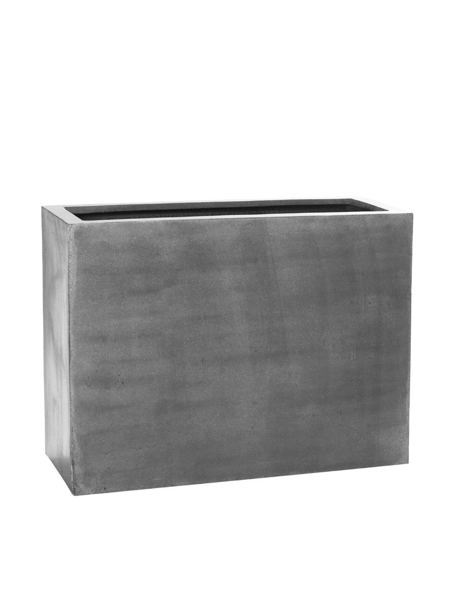 
High-Quality Indoor/Outdoor Planter "Natural Jort" - 95 x 38 x height 72 cm / Grey