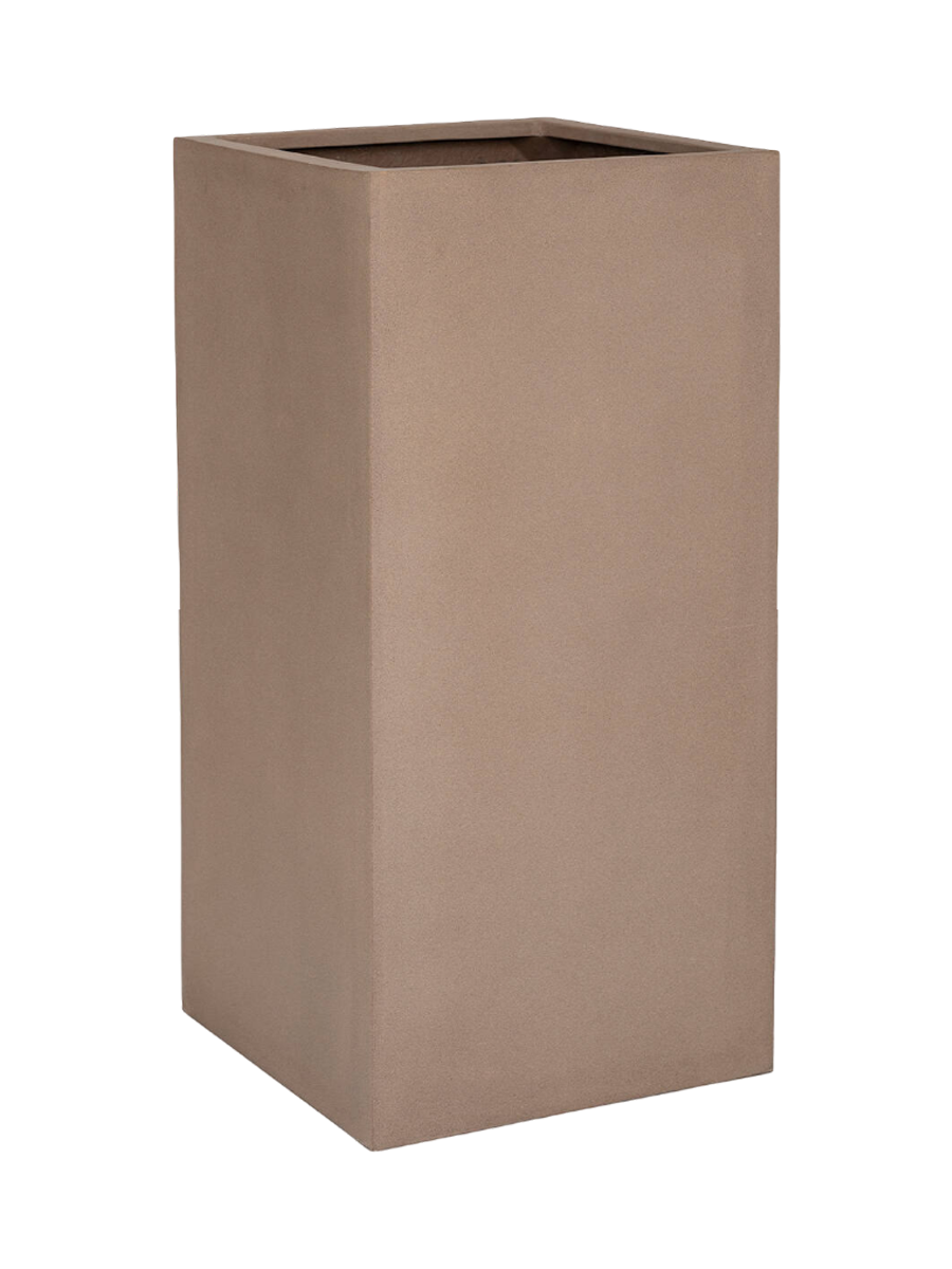 
Vaso per fiori di alta qualità per interni/esterni „Natural Bouvy“ - 40 x 40 x Altezza 80 cm / Talpa