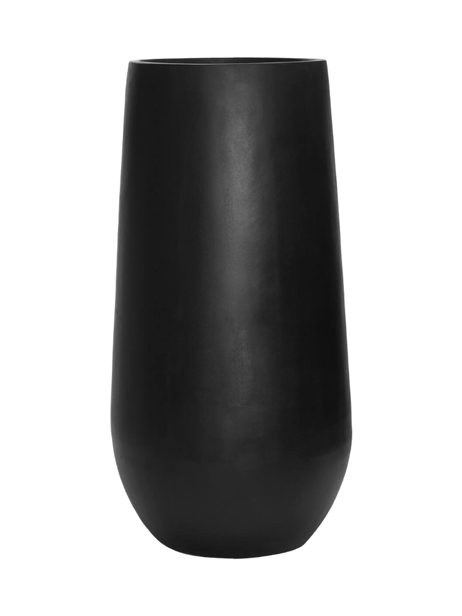 
Vaso per fiori di alta qualità per interni/esterni „Natural Nax“ - Ø 50 x Altezza 100 cm / Nero