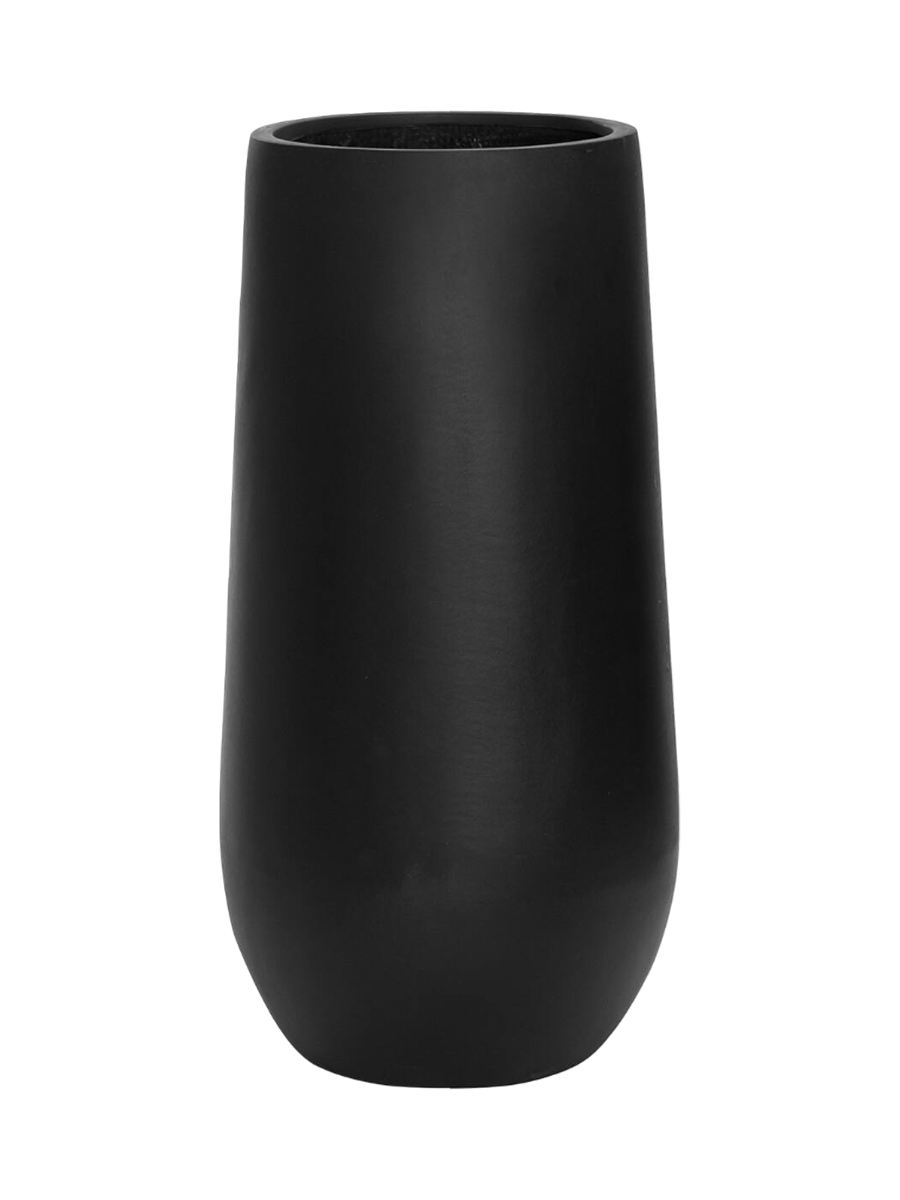 
Vaso per fiori di alta qualità per interni/esterni „Natural Nax“ - Ø 33 x Altezza 70 cm / Nero