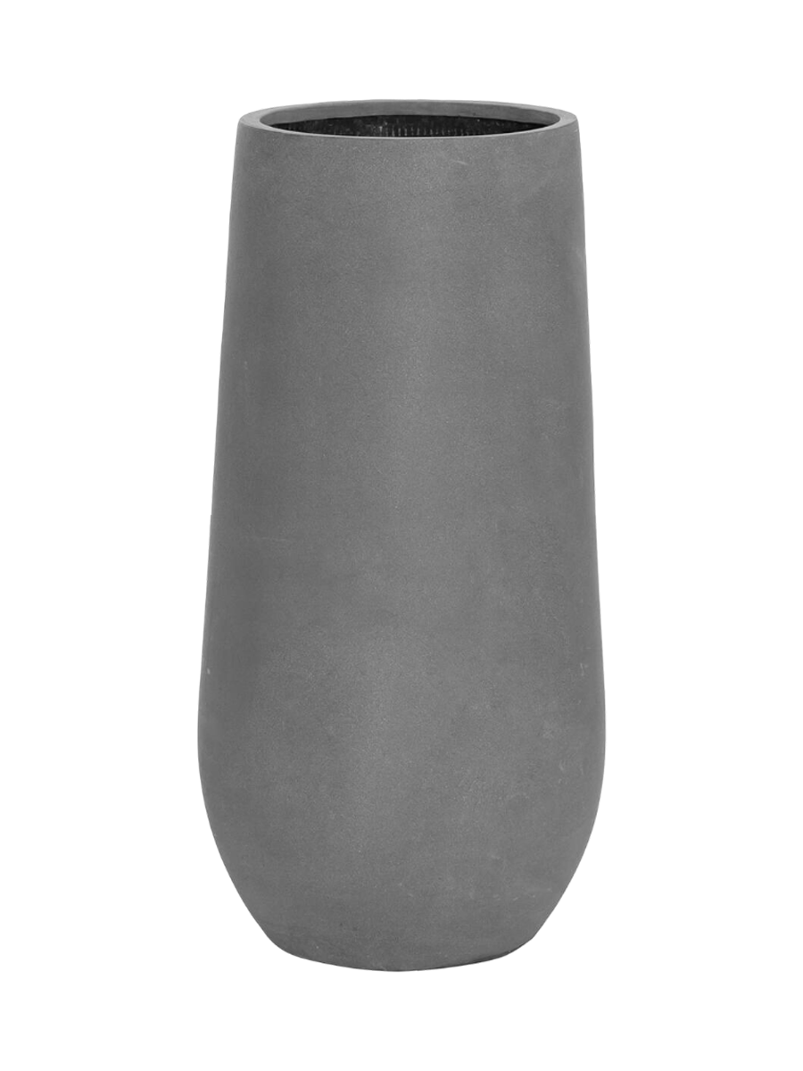 
Vaso per fiori di alta qualità per interni/esterni „Natural Nax“ - Ø 33 x Altezza 70 cm / Grigio