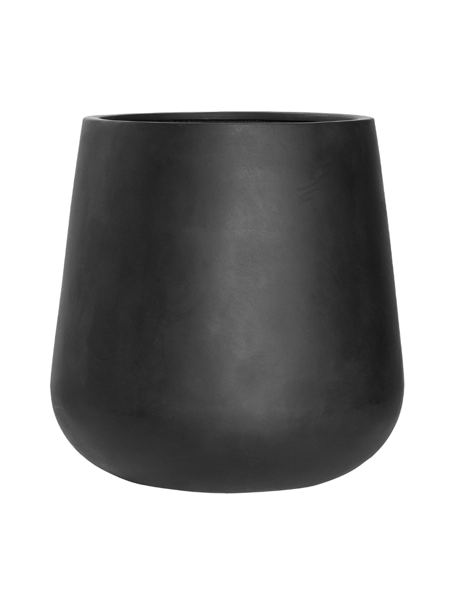 
Vaso per fiori di alta qualità per interni/esterni „Natural Dax XL“ - Nero