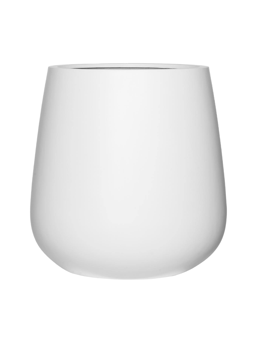 
Vaso per fiori di alta qualità per interni/esterni „Essential Pax“ - Bianco opaco