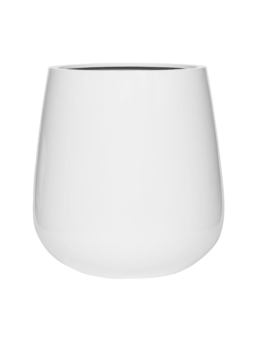 
Vaso per fiori di alta qualità per interni/esterni „Essential Pax“ - Bianco lucido