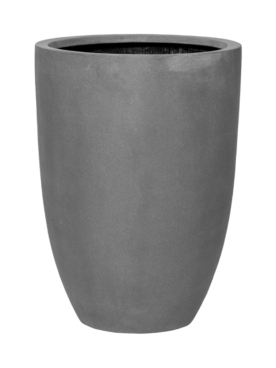 
High-quality indoor/outdoor planter "Natural Ben" - Grey / Ø 40 x 55 cm