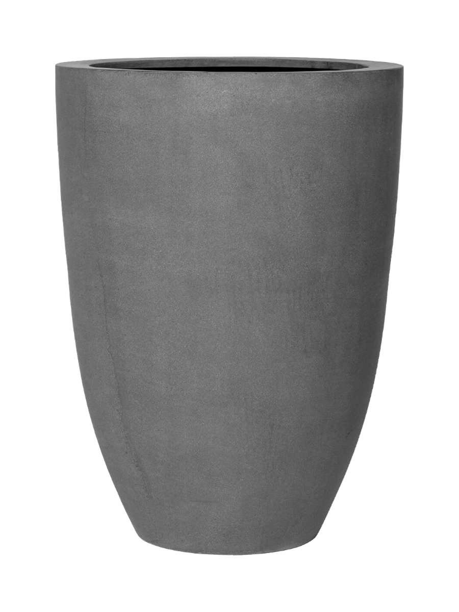 
High-quality indoor/outdoor planter "Natural Ben" - Grey / Ø 52 x 72 cm