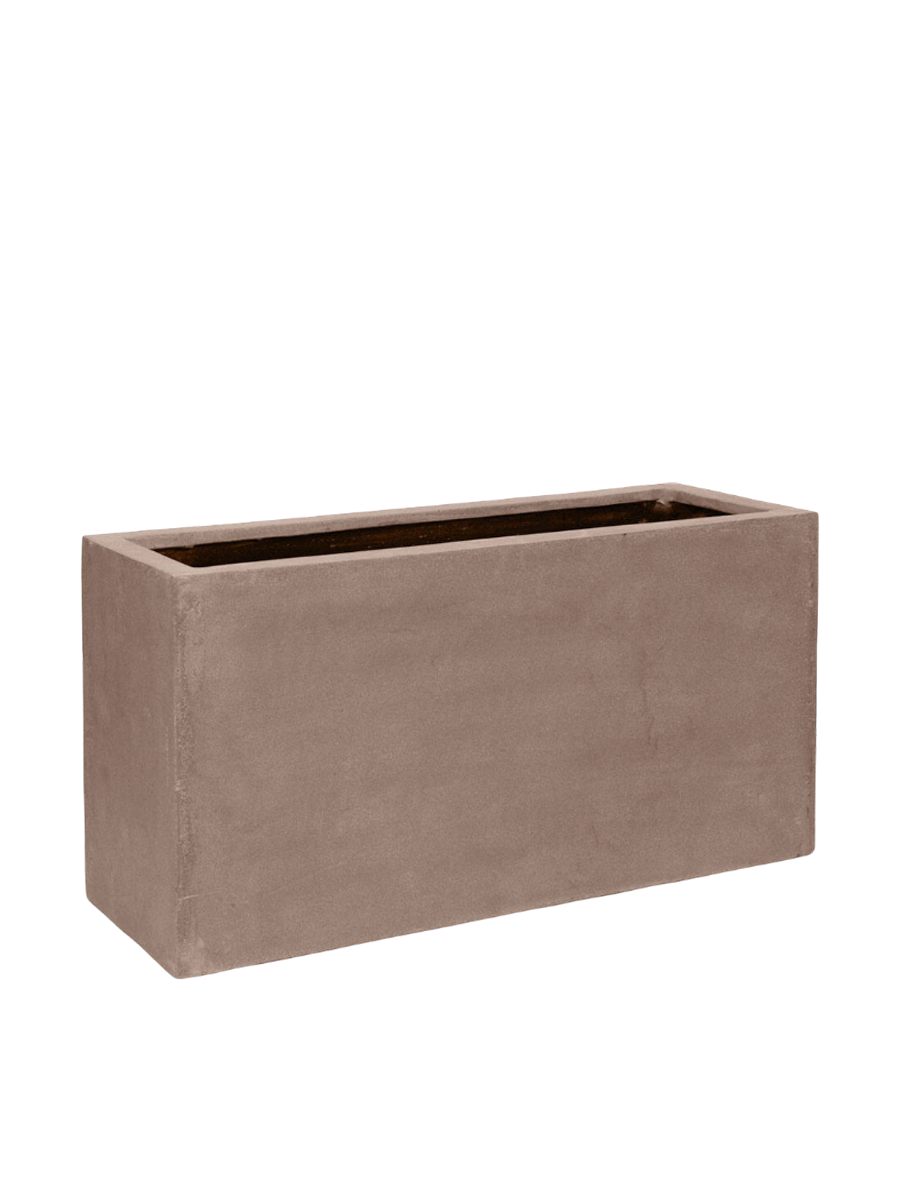 
High-Quality Indoor/Outdoor Planter "Natural Jort" - 80 x 30 x Height 40 cm / Taupe