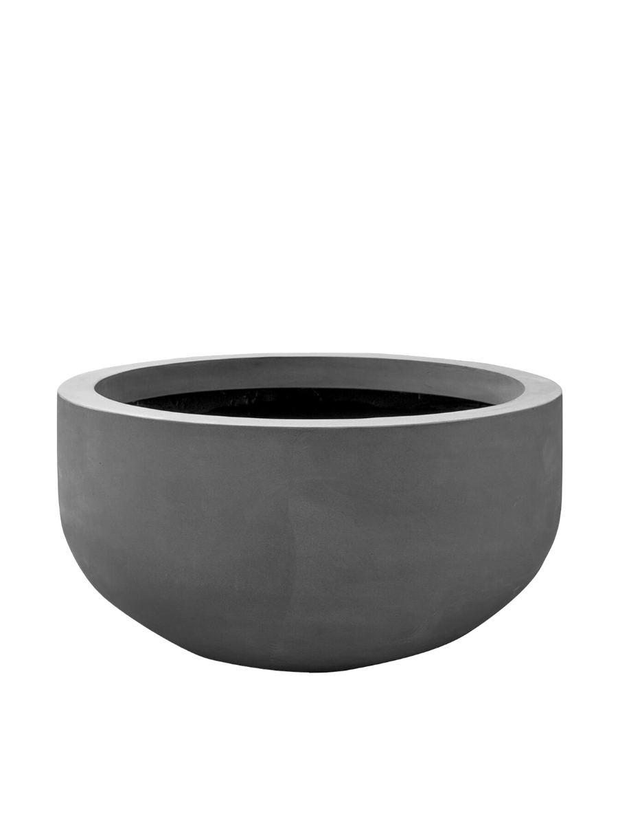
High-quality indoor/outdoor planter "Natural Jumbo City Bowl" - Grey / Ø 92 x 50 cm