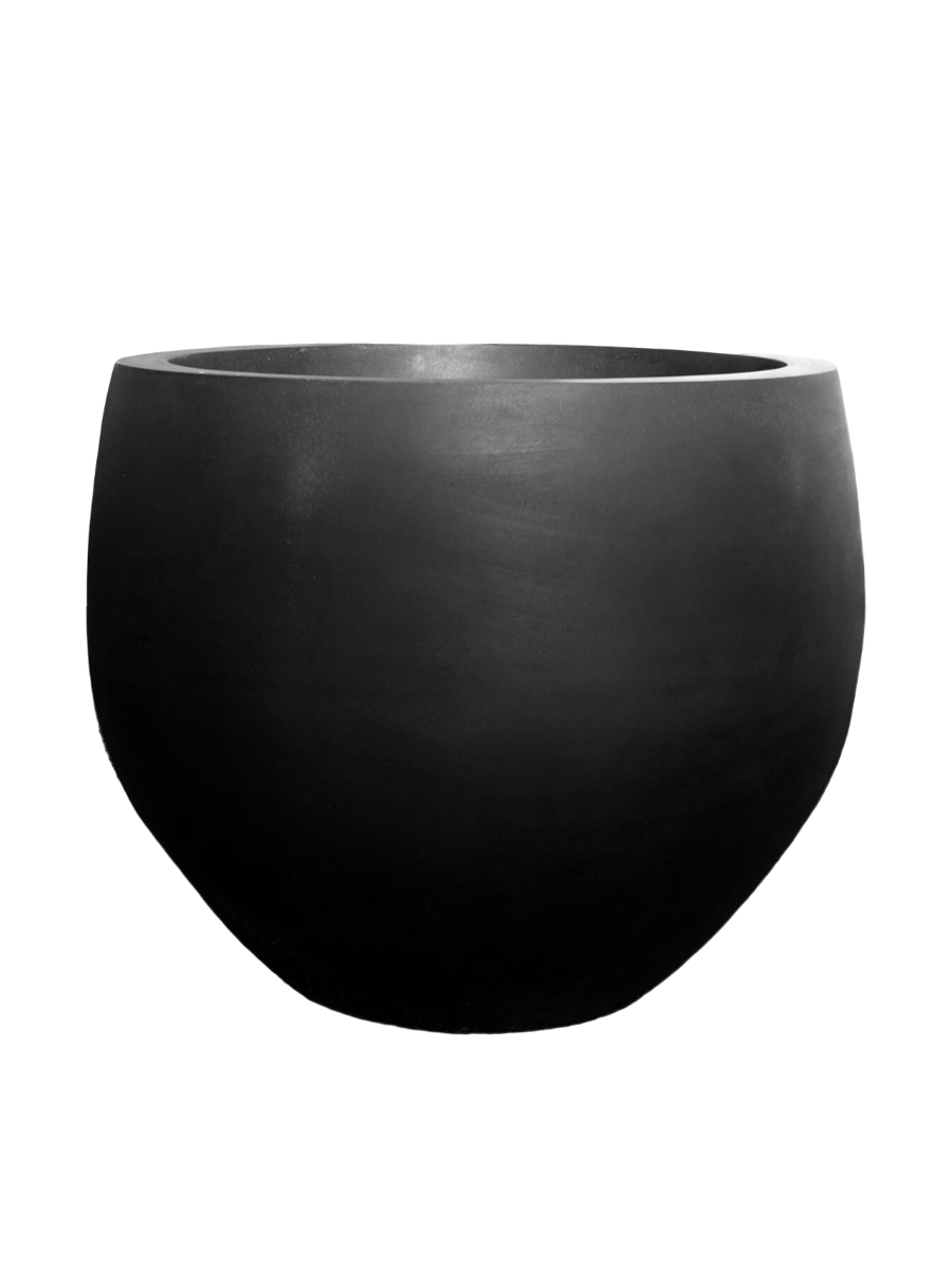 
High-quality Indoor/Outdoor Planter "Natural Jumbo Orb" - Black / Ø 87 x 73 cm