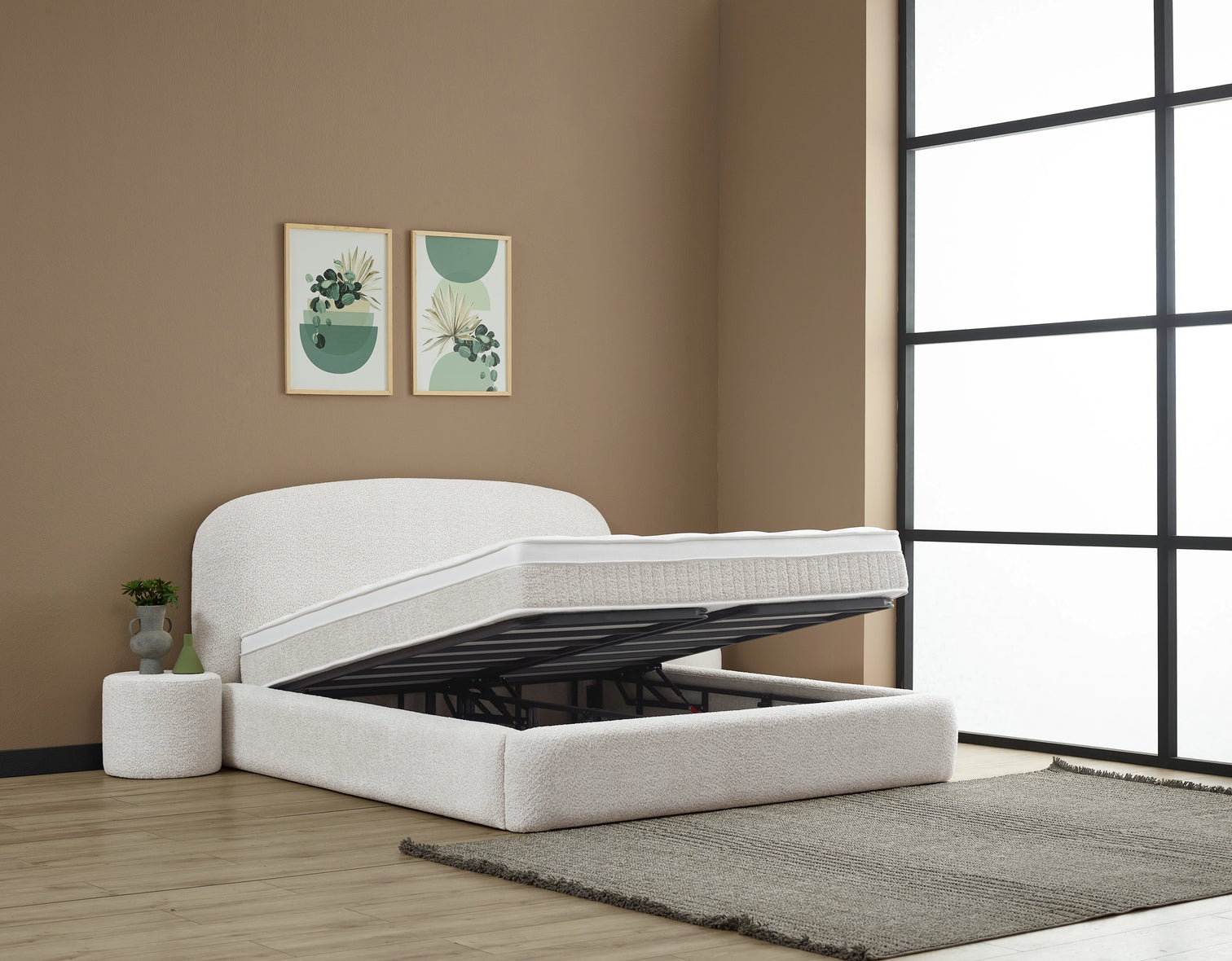 
Premium Box Spring Bed "Elena" incl. Mattress & Topper - Without accessories / Mattress size: 180 x 200 cm