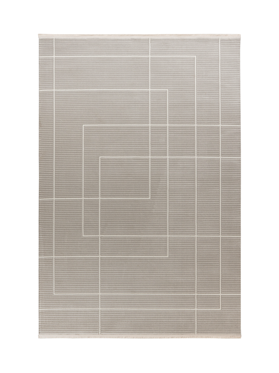 
Design Carpet "Elif 401" - Silver - 80 x 150 cm