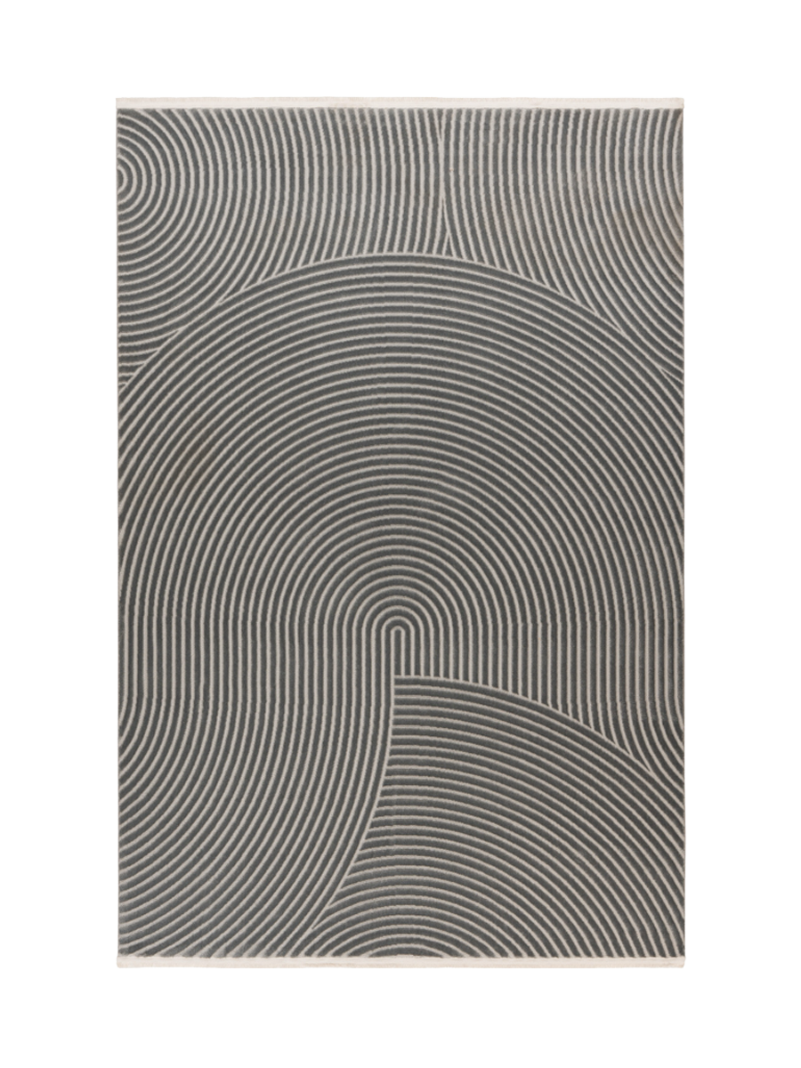 
Design Rug "Elif 402" - Grey - 80 x 150 cm