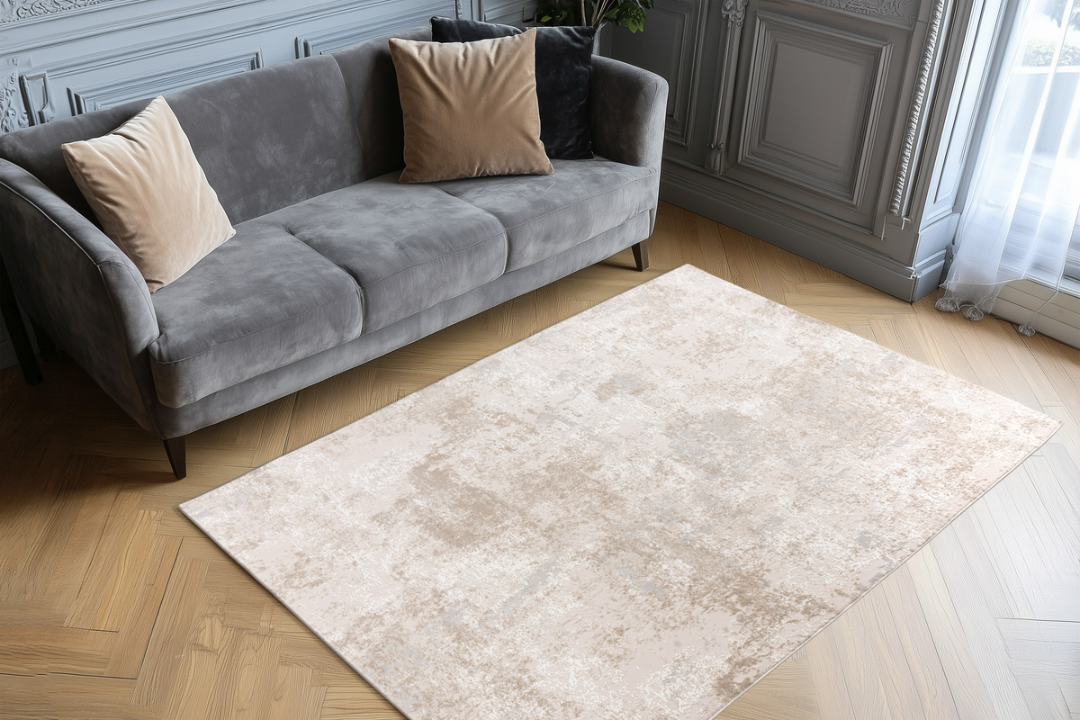 
"Elif 407" Designer Rug - Beige - 80 x 150 cm