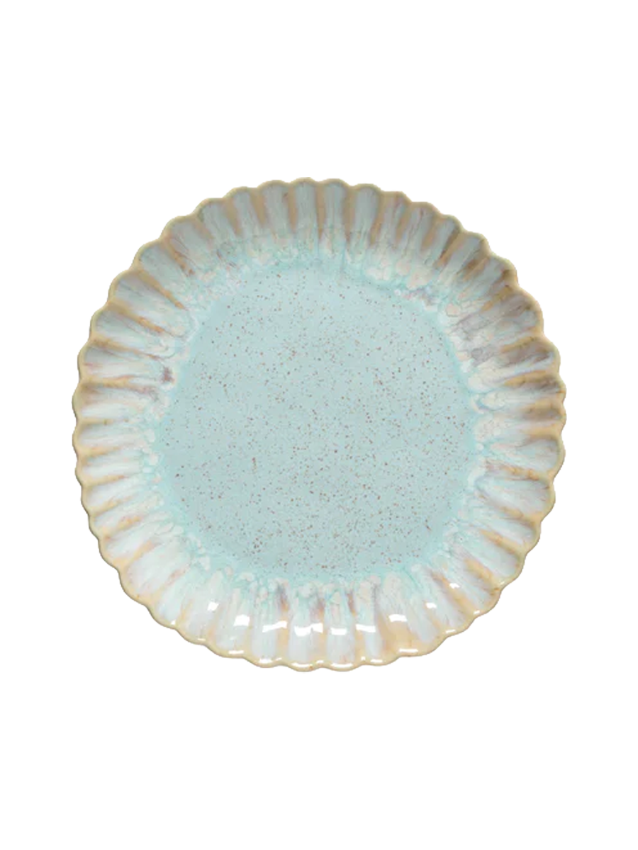 
Handmade Salad & Dessert Plate "Mallorca" - Sea Blue