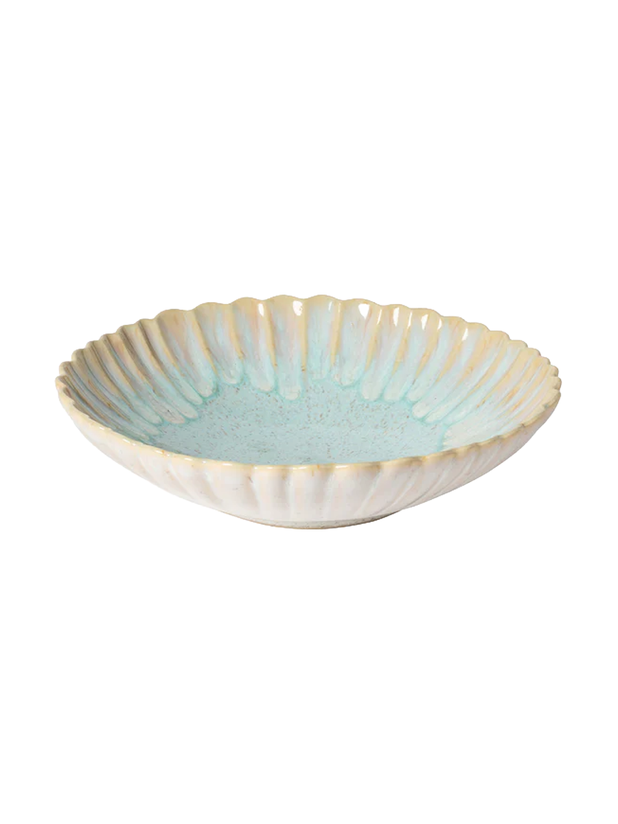 
Handmade Soup & Pasta Plates "Mallorca" - Sea Blue
