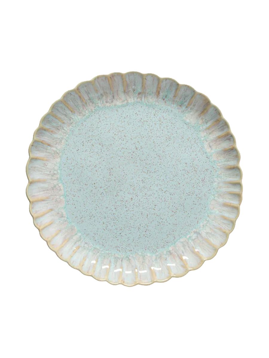 
Handmade dinner plate "Mallorca" - Sea Blue