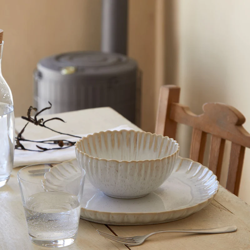 
Handmade Soup & Cereal Bowl "Mallorca" - Sand Beige