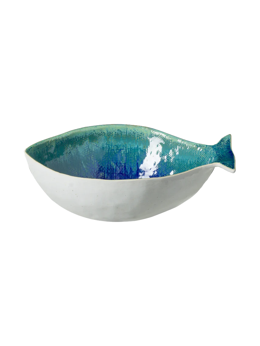 
Handcrafted Bowl "Cavala Dori" - Atlantic Blue