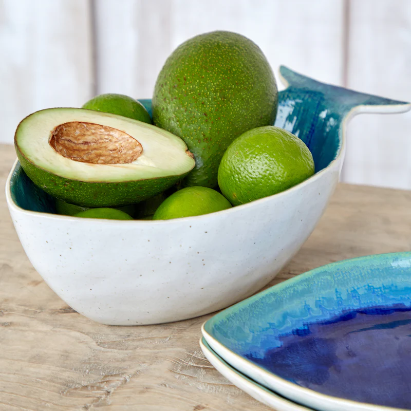 
Handcrafted Bowl "Cavala Dori" - Atlantic Blue