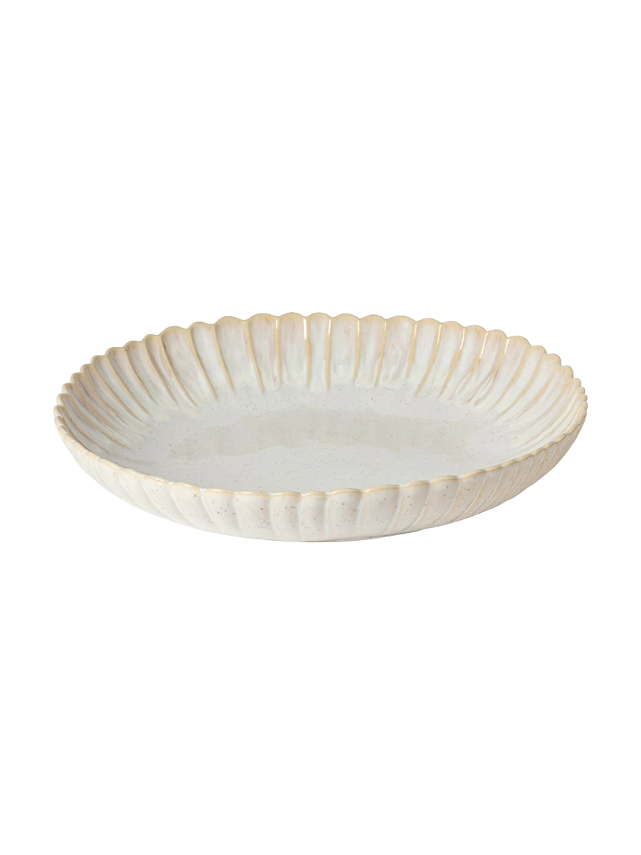 
Handmade Pasta & Serving Bowl "Mallorca" - Sand Beige