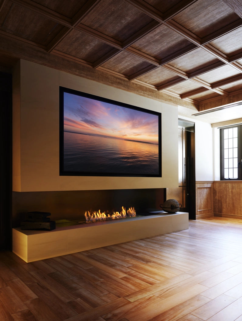 
Bio-Ethanol Fireplace Burner Insert "XL1200" - Silver